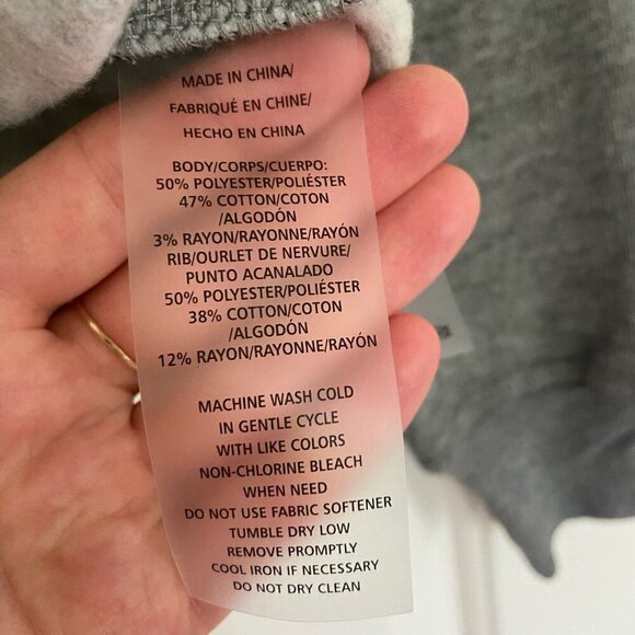 Betsey Johnson Pullover Crewneck Sweatshirt with Sequins Size XS - Picture 4 of 4